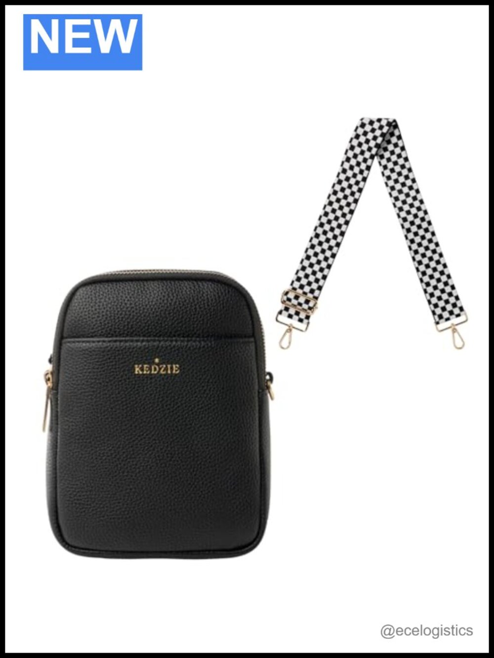 Kedzie Solstice Convertible Sling Crossbody Bag Purse with Interchangeable